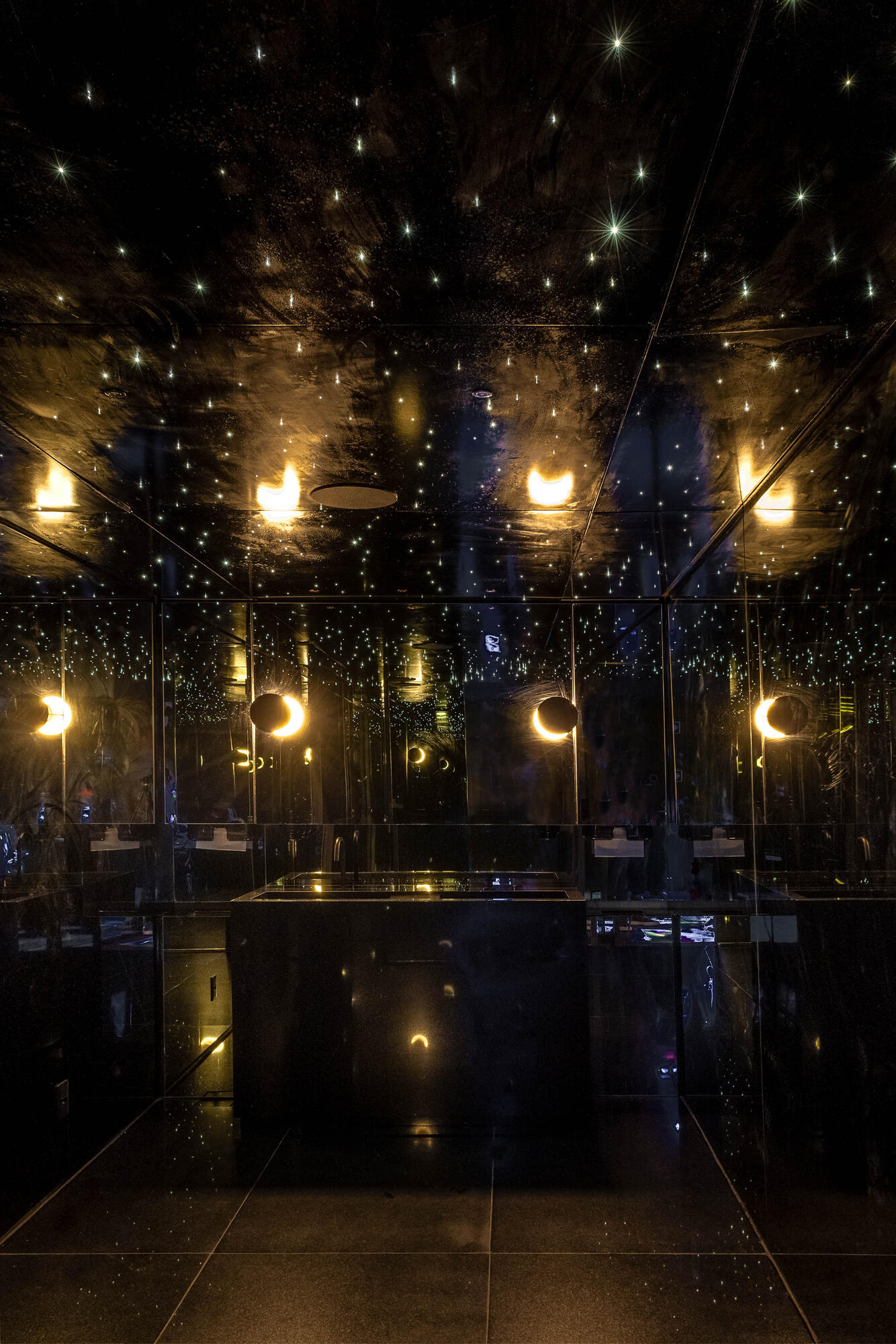 Elena — detail of custom lighting and interior